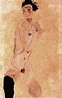 Egon Schiele Masturbation painting